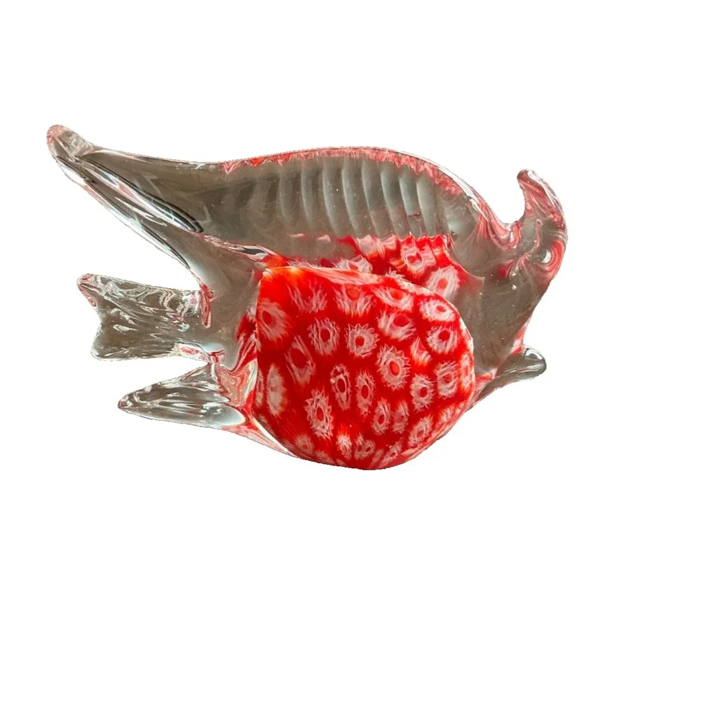 Blown Glass Fish 4 1/4